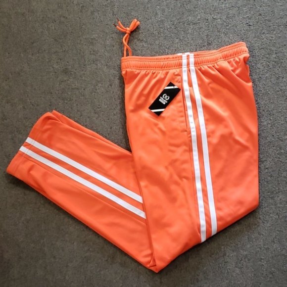 Orange/White Track/Jogger Suit Set 2pc XL- NEW - Picture 3 of 4
